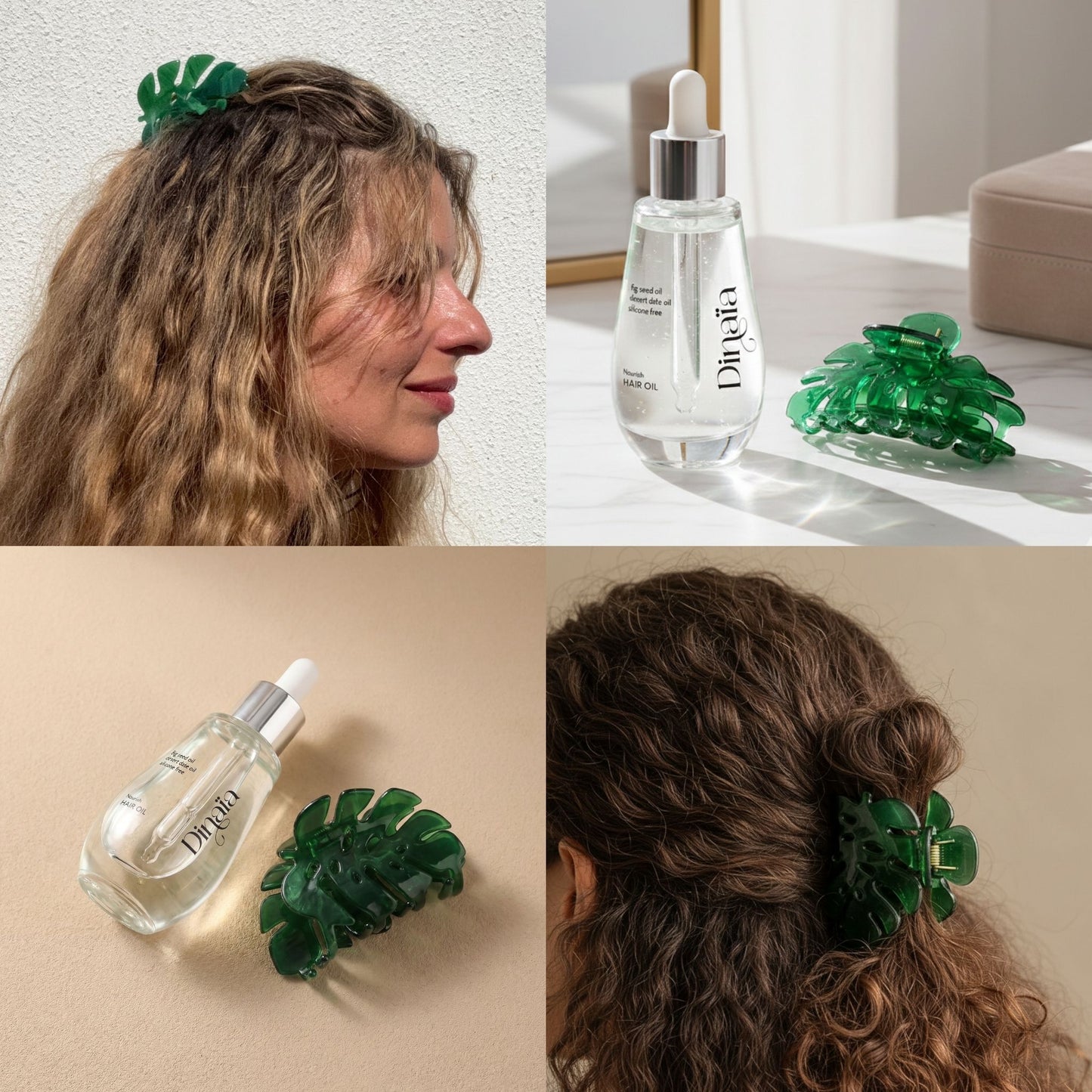 Fig Leaf Hairclip